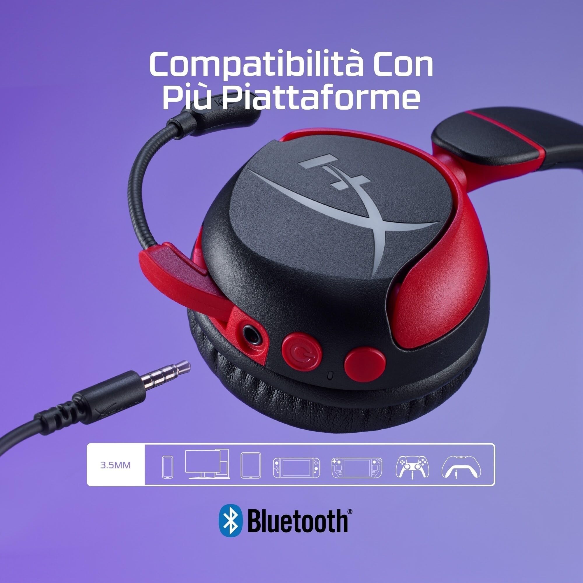hp-hyperx-cloud-mini-wireless-nero-rosso-cuffie-da-gaming-wireless-bluetooth-per image 4