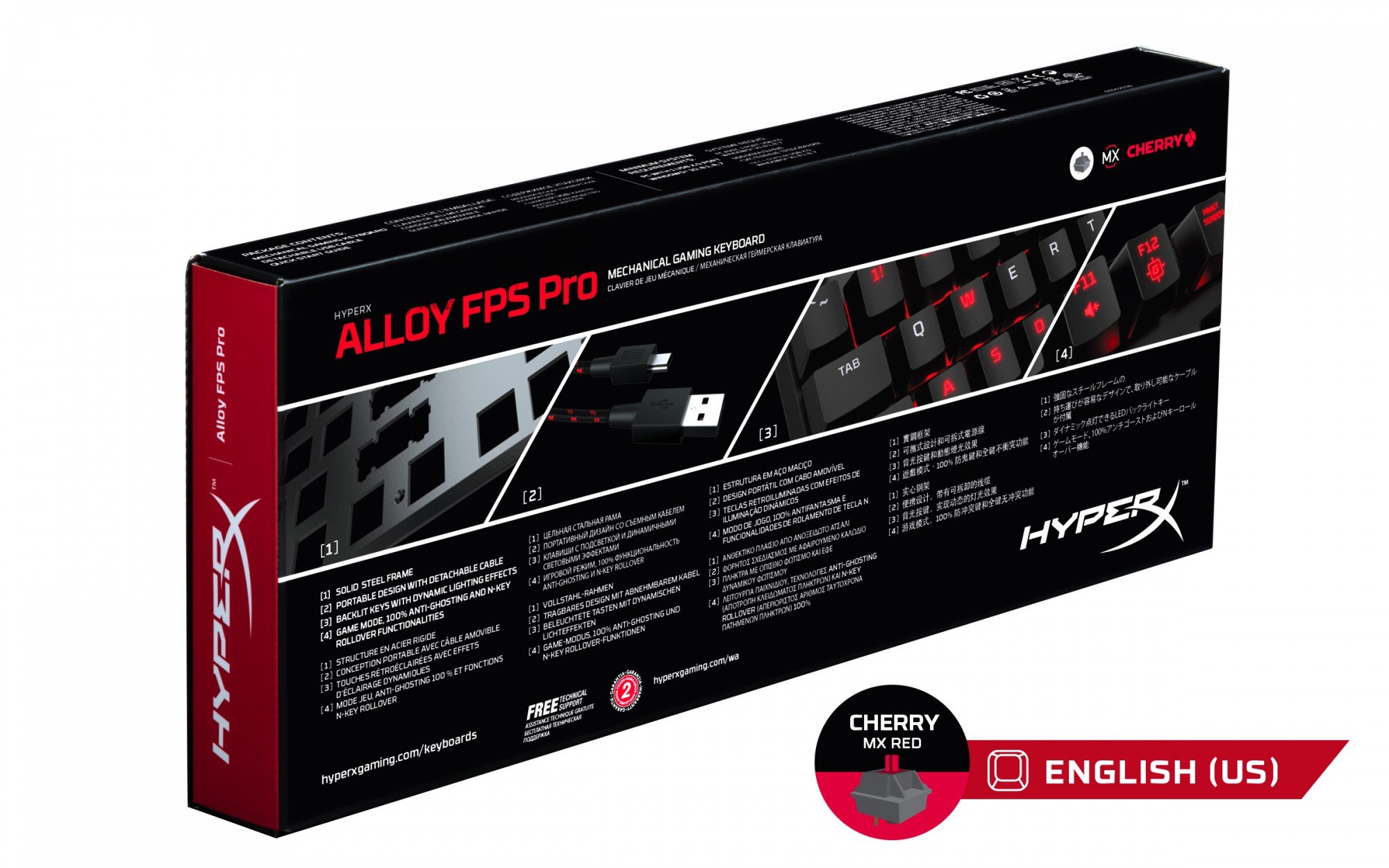 hyperx-alloy-fps-pro-hx-kb4rd1-us-tastiera-gaming-meccanica-con-switch-cherry-mx image 3