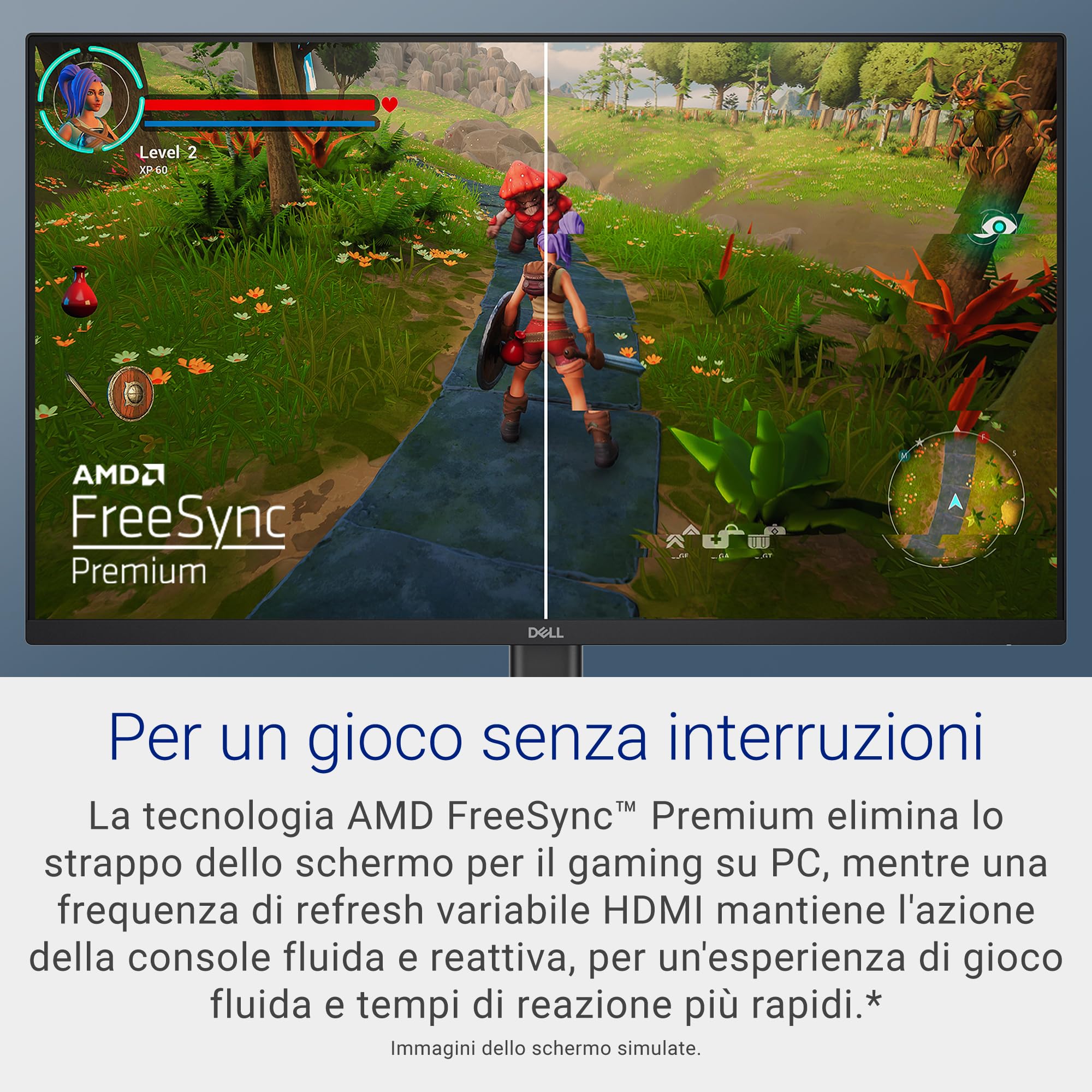 dell-24-monitor-gaming-se2426hg-full-hd-1920x1080-240hz-fast-ips-0-5ms-amd-frees image 4