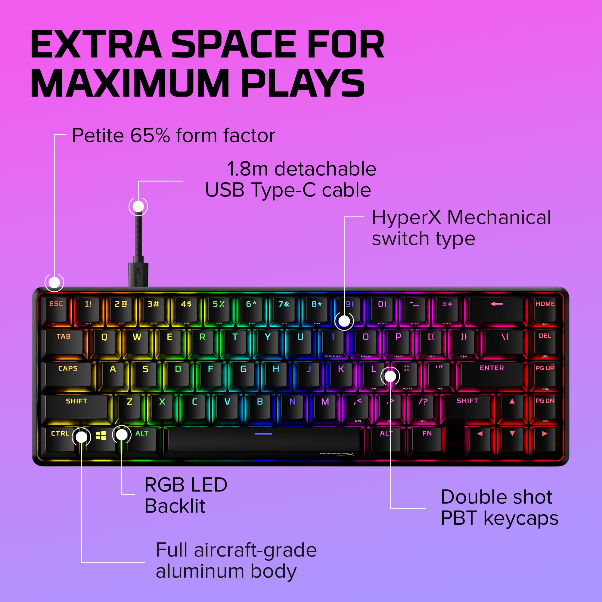 hyperx-alloy-origins-65-tastiera-meccanica-da-gaming-cablata-usb-c-switch-hyperx image 8