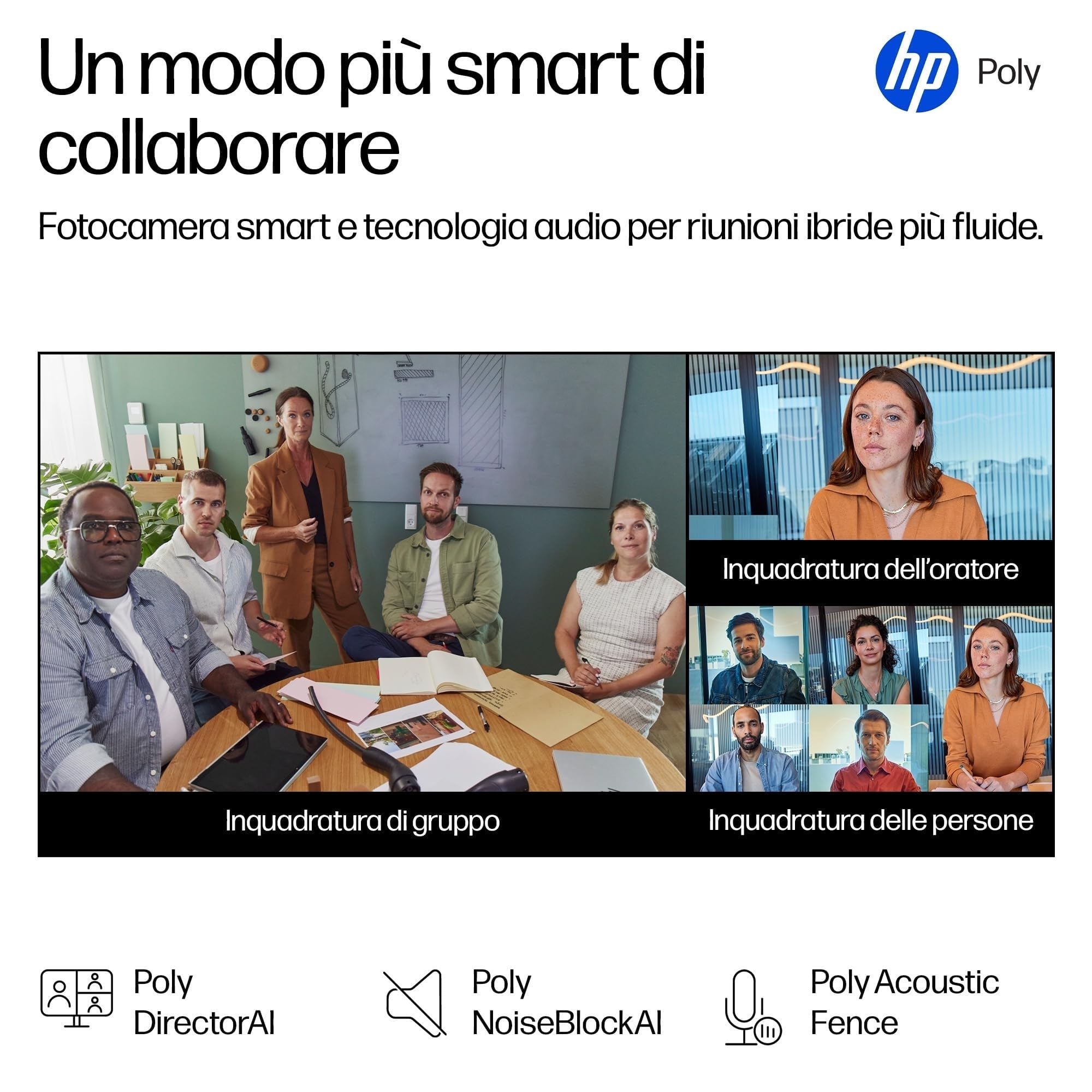 poly-studio-v12-hp-barra-video-usb-per-videoconferenze-fotocamera-4k-ultrahd-20- image 3