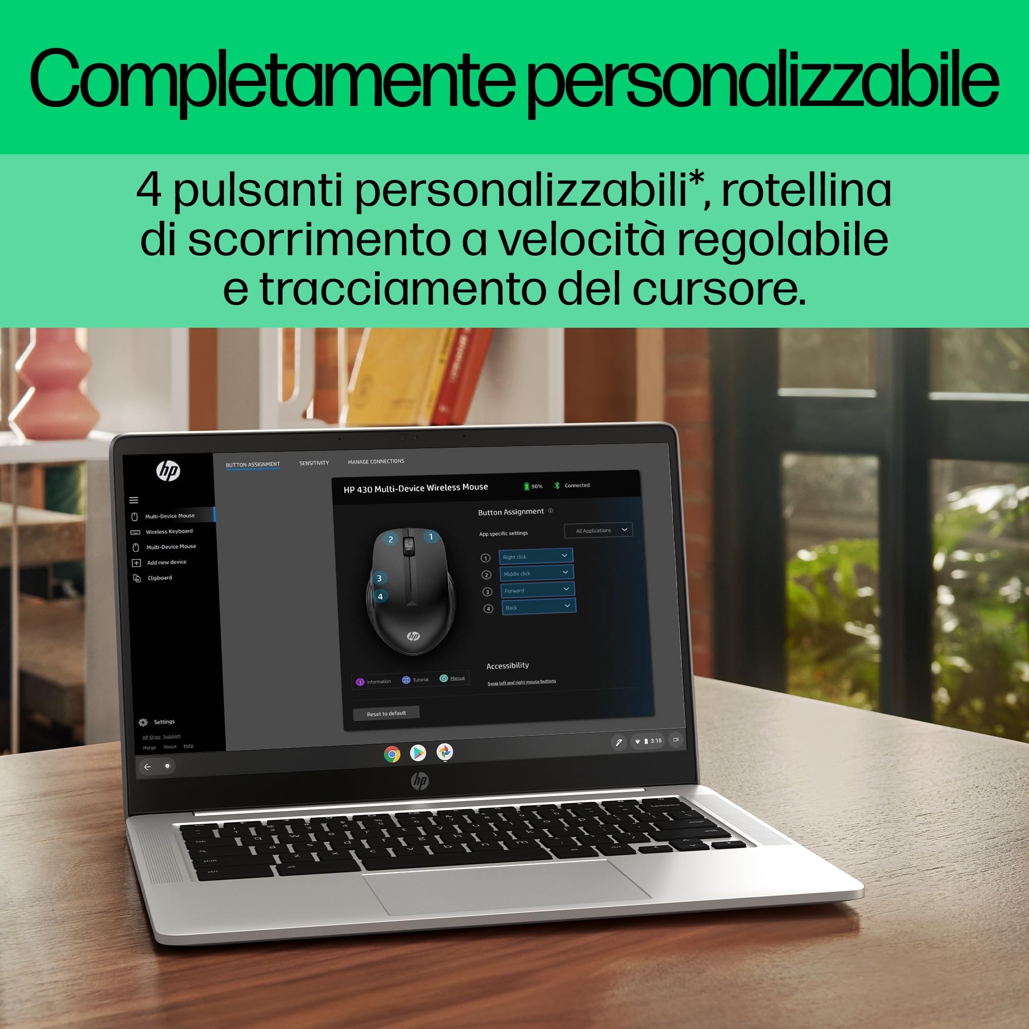hp-430-mouse-wireless-dual-mode-con-dongle-usb-a-2-4-ghz-e-bluetooth-5-2-sensore image 8