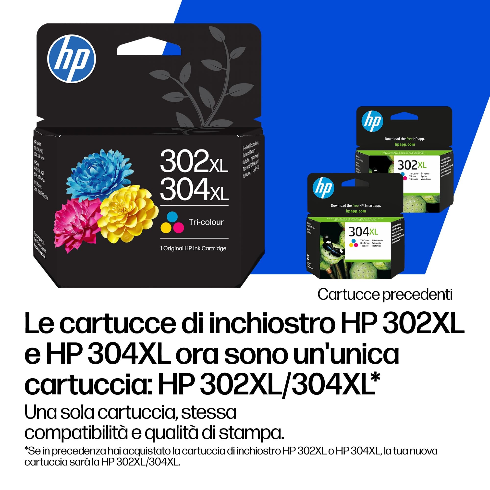hp-302xl-304xl-tricromia-b7rt8ae-cartuccia-originale-hp-ad-alta-capacit-da-300-p image 3