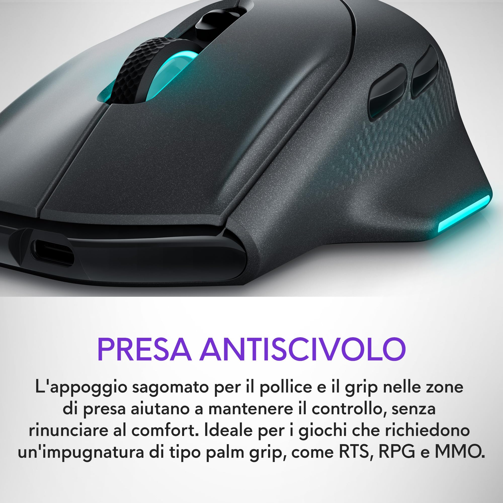 dell-alienware-aw620m-mouse-da-gaming-wireless-sensore-26-000-dpi-design-ergonom image 2