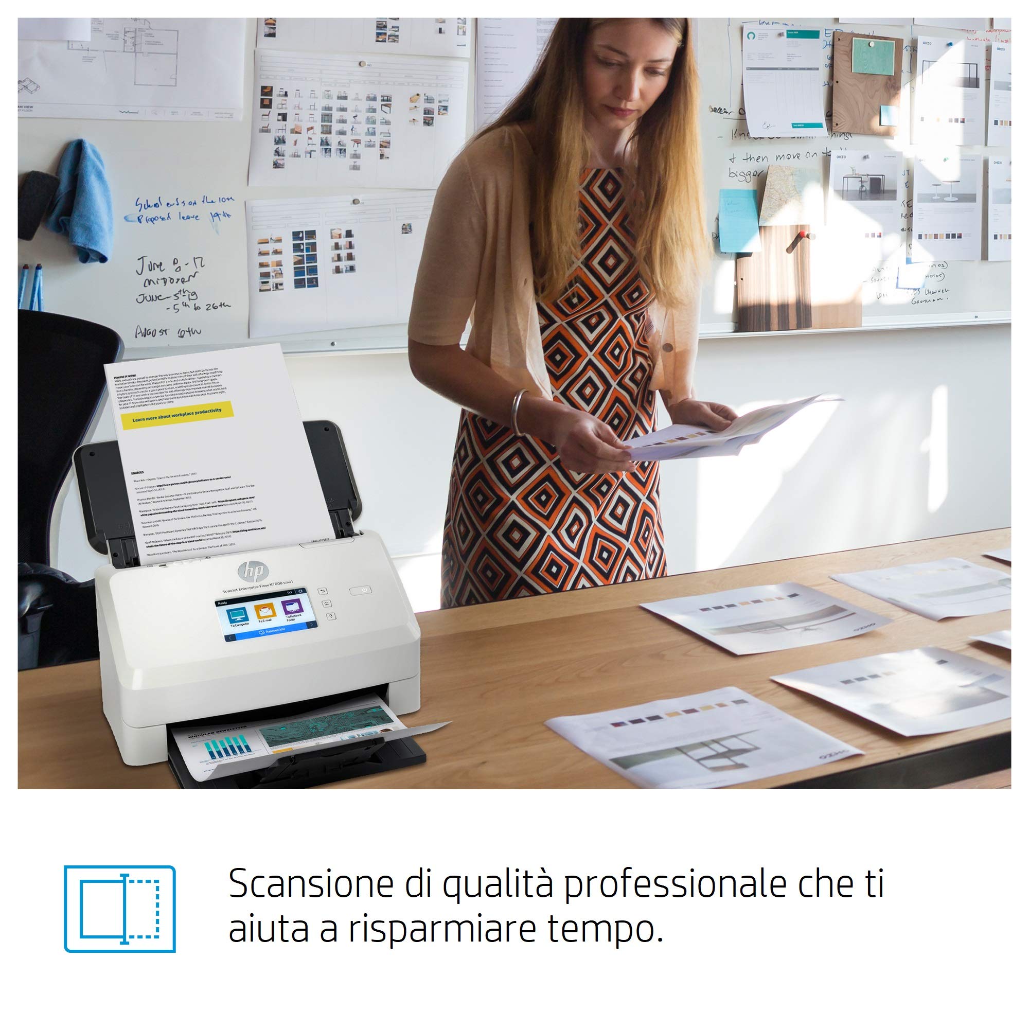hp-scanjet-enterprise-flow-n7000-snw1-6fw10a-scanner-a3-duplex-a-passaggio-singo image 2