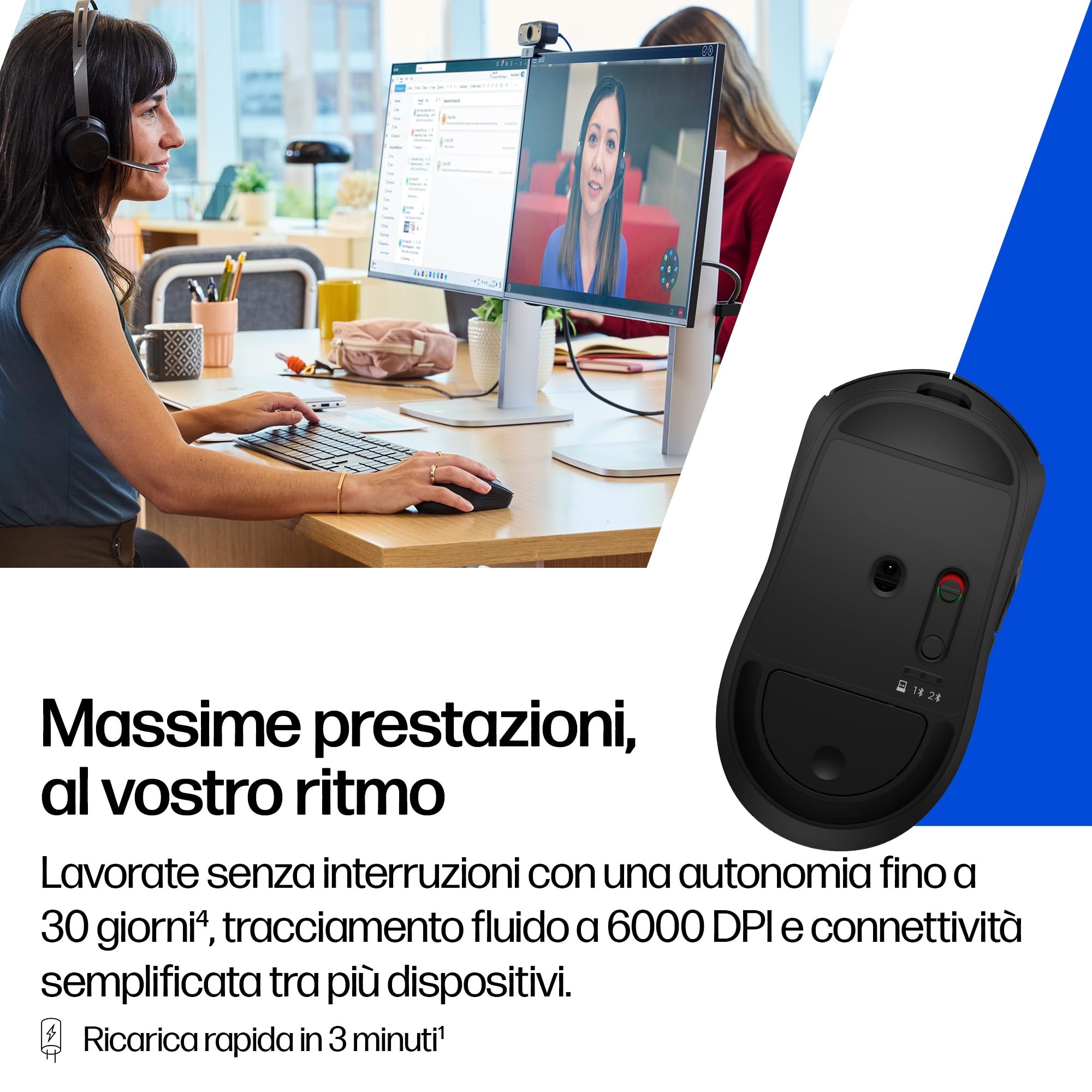 hp-700-mouse-wireless-ricaricabile-bluetooth-5-2-e-usb-2-4ghz-7-pulsanti-program image 8