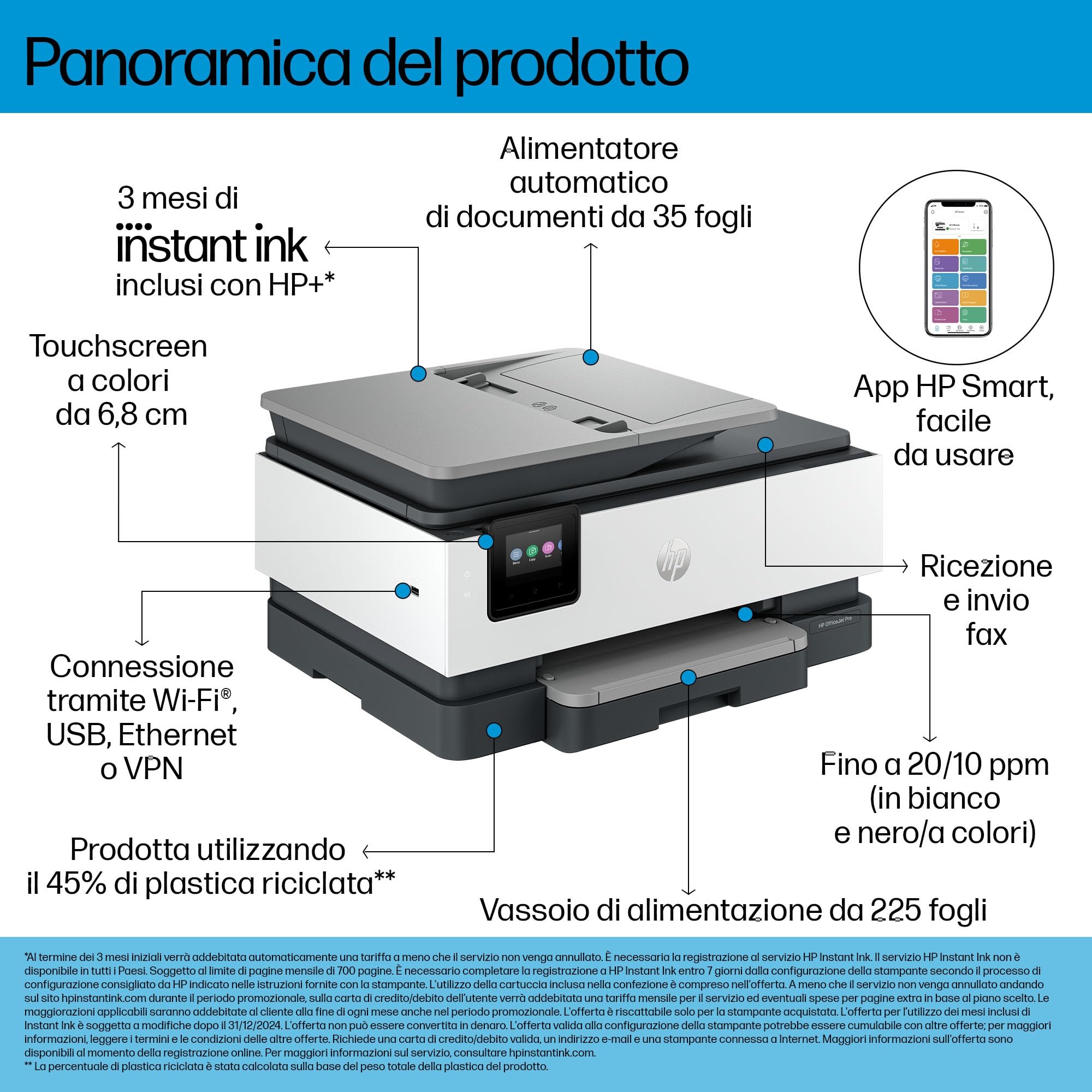 hp-officejet-pro-8132e-40q45b-stampante-multifunzione-a-getto-d-inchiostro-a4-a- image 4