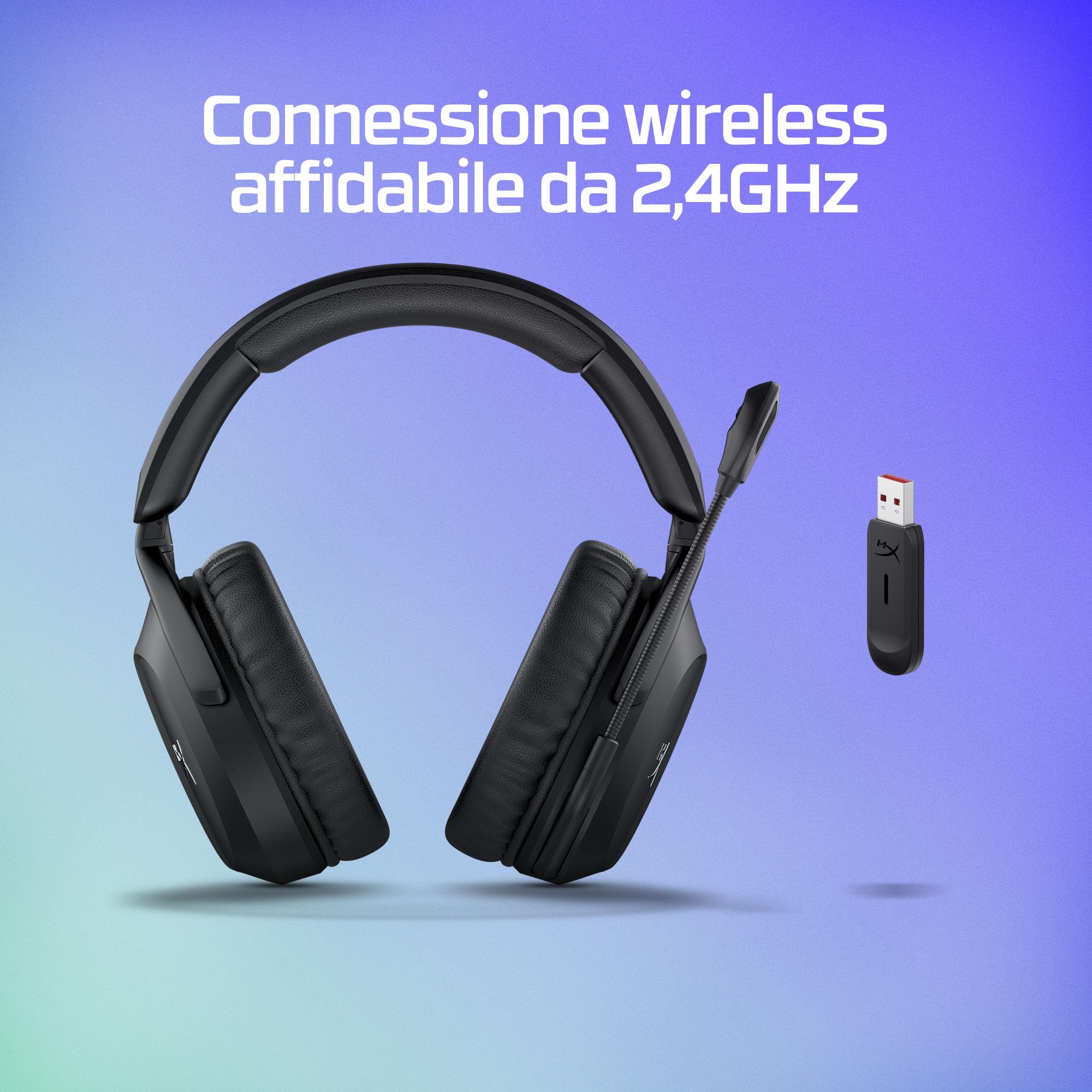 hyperx-cloud-stinger-ii-wireless-cuffie-gaming-senza-fili-2-4-ghz-con-dts-spatia image 8