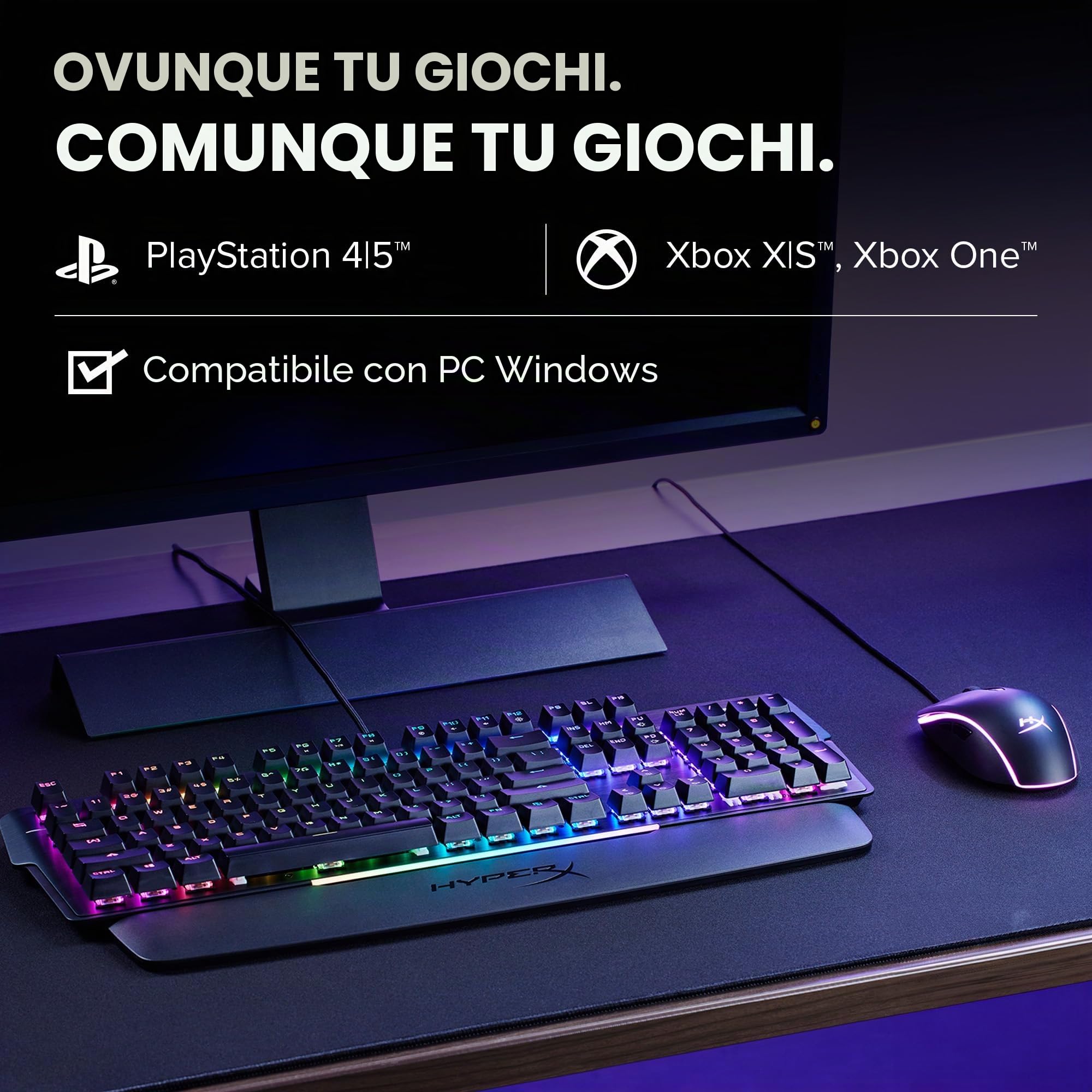 hyperx-alloy-mkw100-tastiera-meccanica-gaming-cablata-full-size-con-rgb-telaio-i image 6